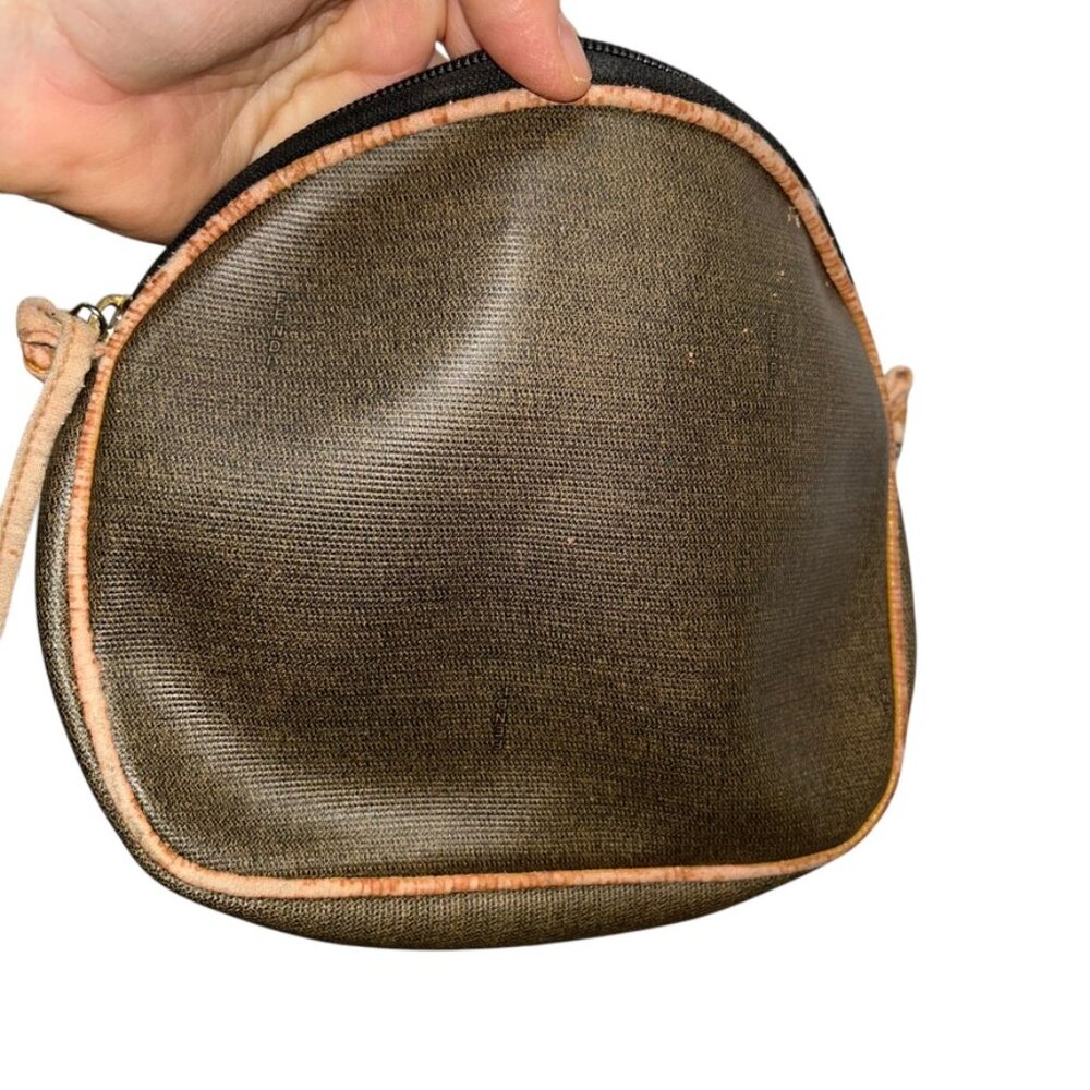 Fendi Italy brown leather Vintage cross body clutch bag - Picture 6 of 7